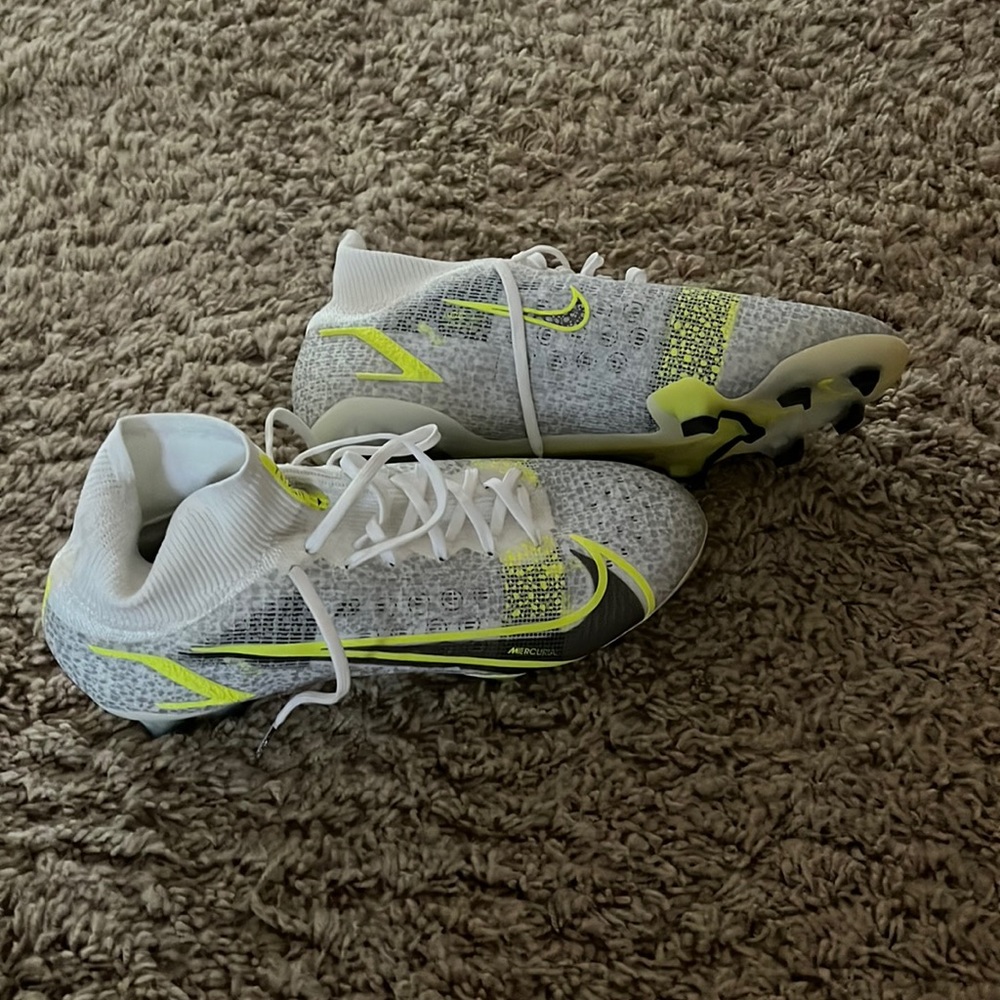 Nike Mercurial Superfly 8 Elite FG White Safari Soccer Cleats